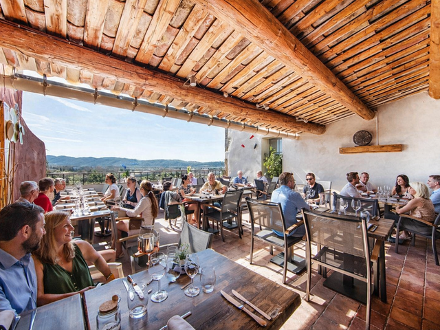 Le Dix'Vin Terrasse panoramique restaurant Le Dix'Vin